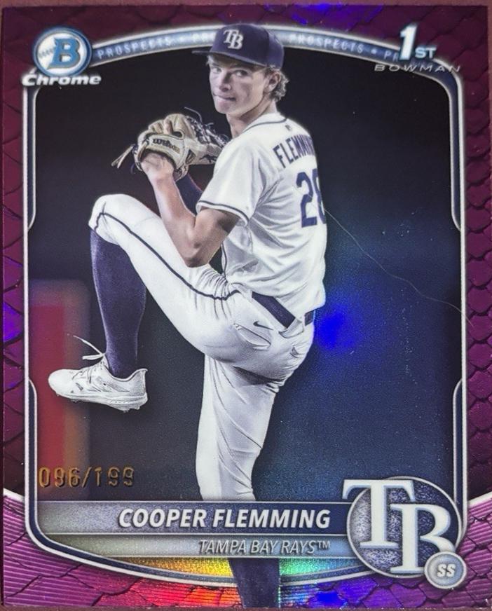 Cooper Flemming [Fuchsia Reptilian Refractor] #BDC-166