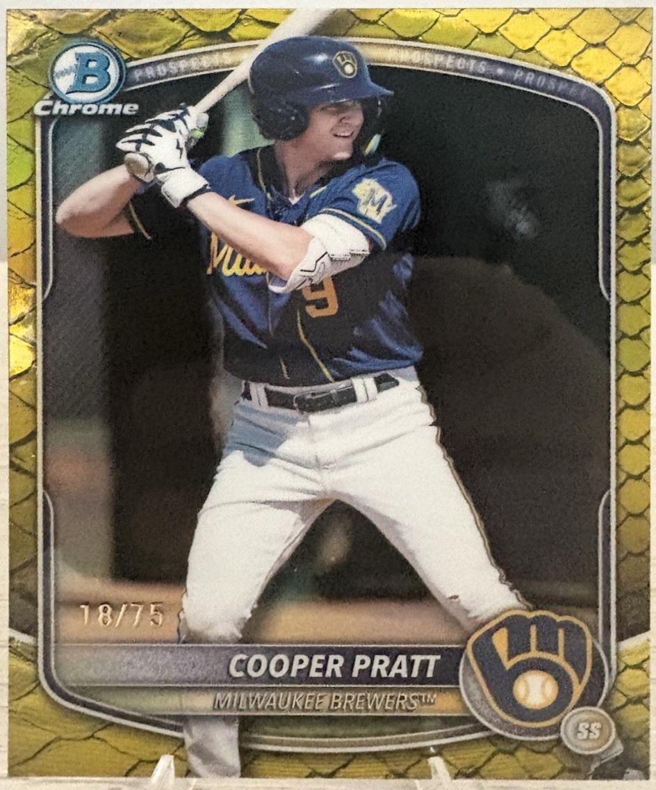 Cooper Pratt [Yellow Reptilian Refractor] #BDC-157