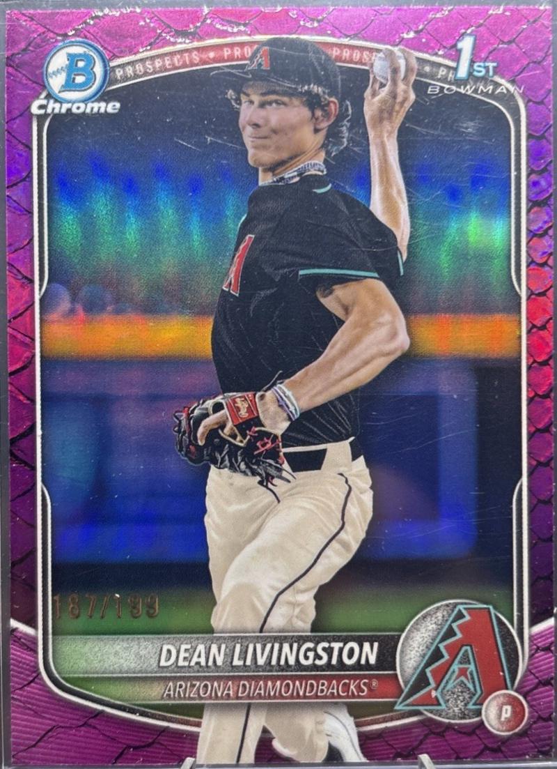 Dean Livingston [Fuchsia Reptilian Refractor] #BDC-175