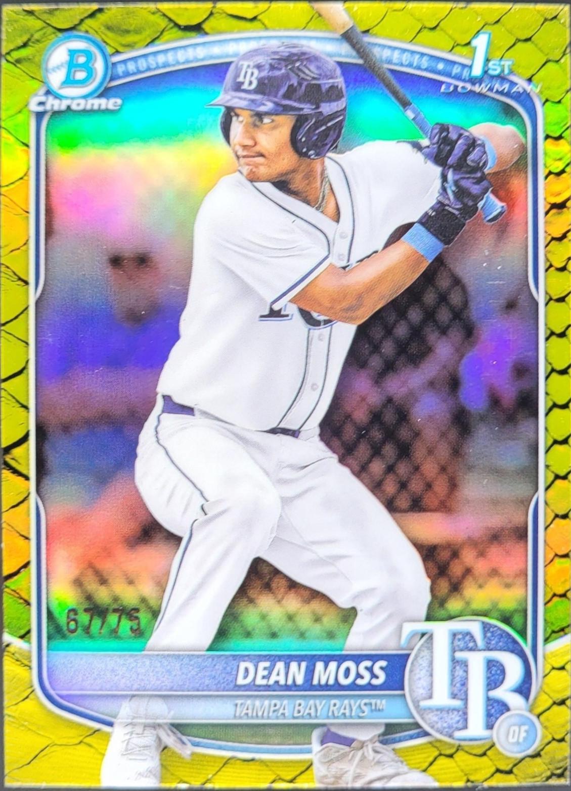 Dean Moss [Yellow Reptilian Refractor] #BDC-114