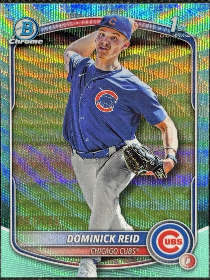 Dominick Reid [Aqua Wave Refractor] #BDC-53