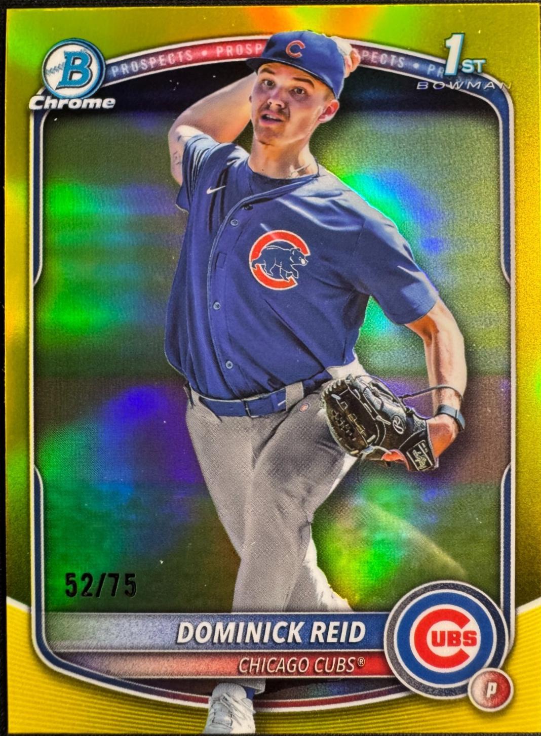 Dominick Reid [Yellow Refractor] #BDC-53