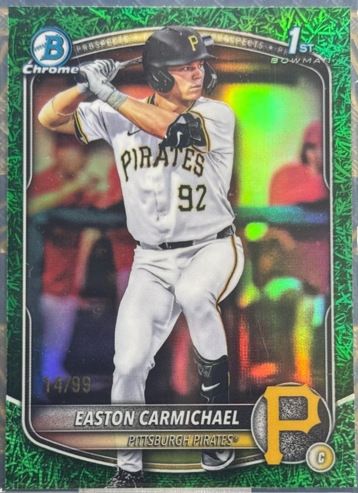 Easton Carmichael [Green Grass Refractor] #BDC-50