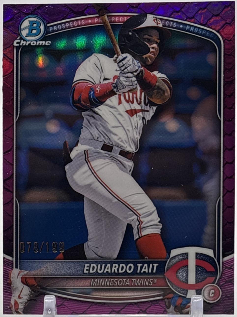 Eduardo Tait [Fuchsia Reptilian Refractor] #BDC-39