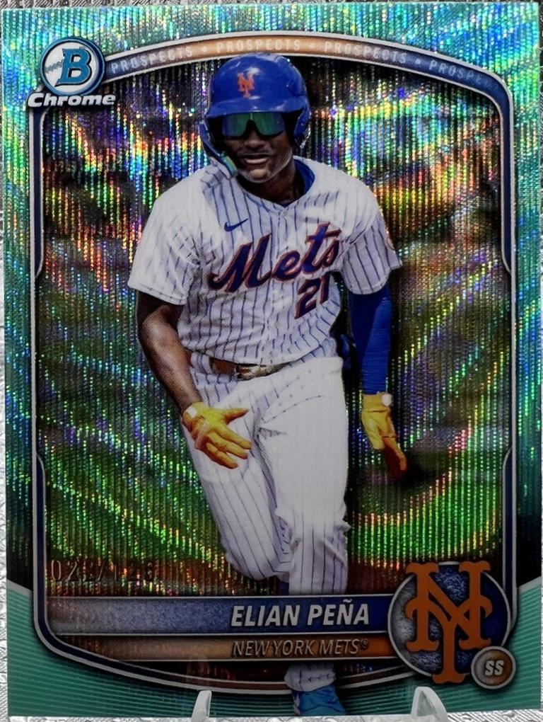 Elian Pena [Aqua Wave Refractor] #BDC-115