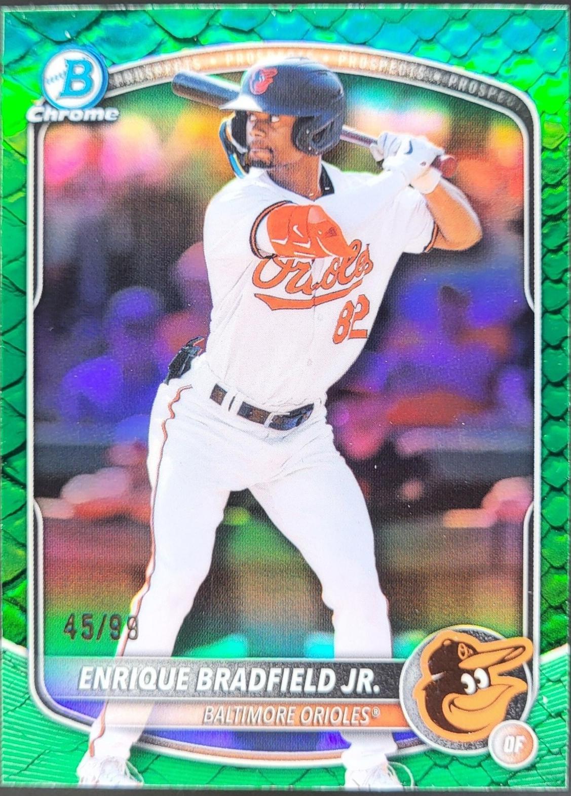 Enrique Bradfield Jr. [Green Reptilian Refractor] #BDC-198