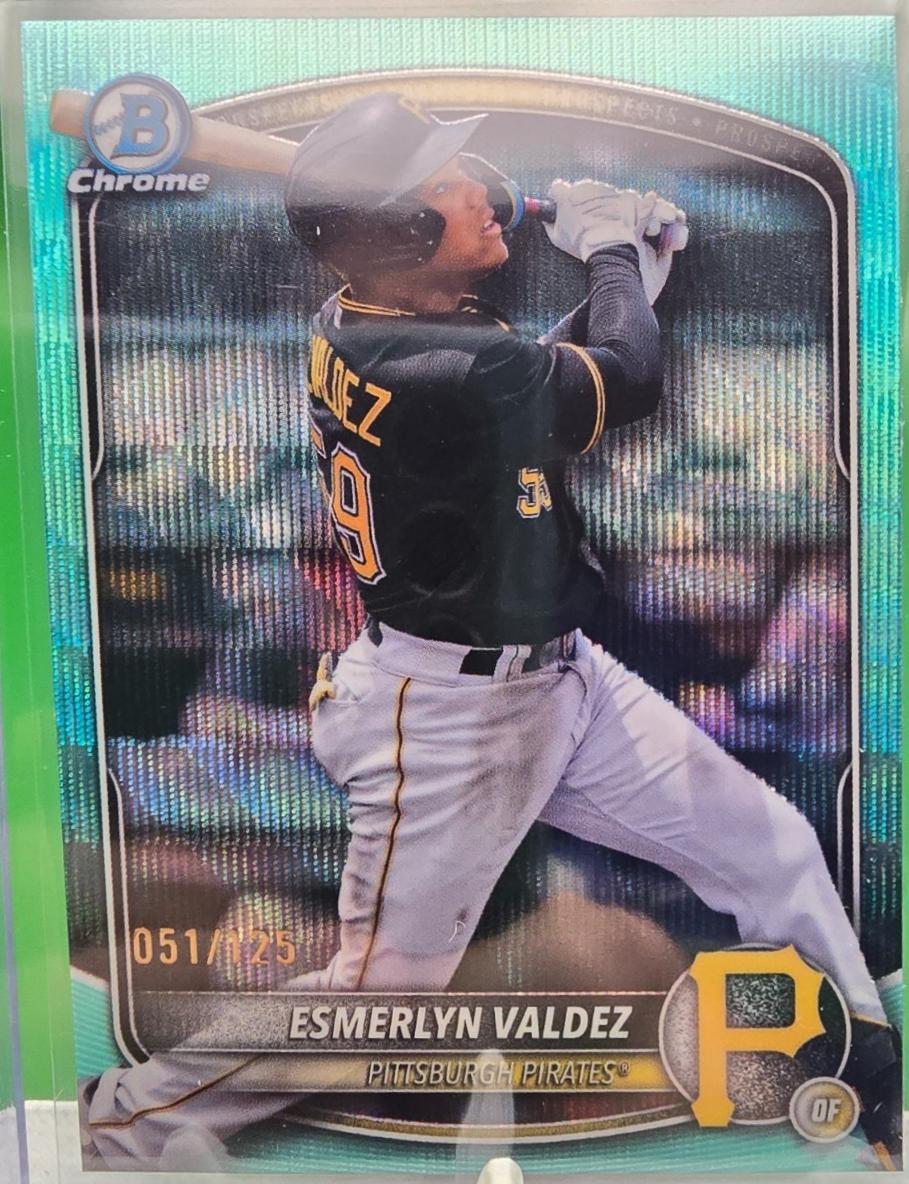 Esmerlyn Valdez [Aqua Wave Refractor] #BDC-110