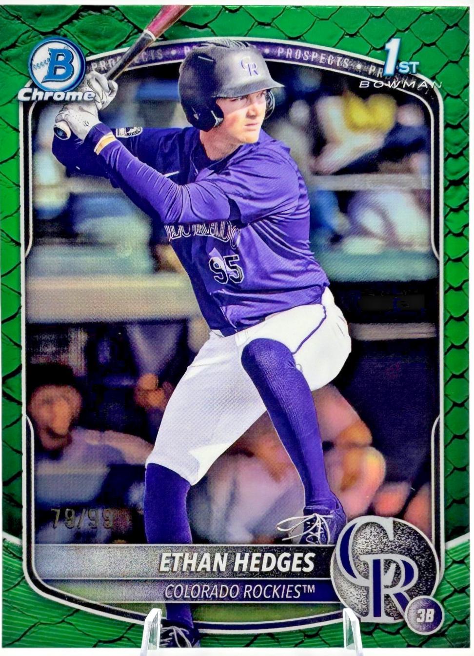 Ethan Hedges [Green Reptilian Refractor] #BDC-148