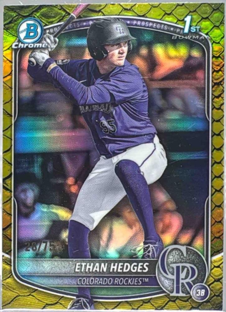 Ethan Hedges [Yellow Reptilian Refractor] #BDC-148
