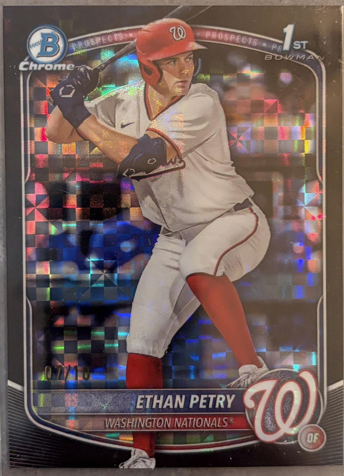 Ethan Petry [Black X-Fractor] #BDC-151