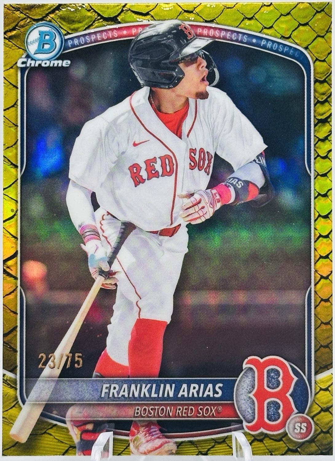 Franklin Arias [Yellow Reptilian Refractor] #BDC-13
