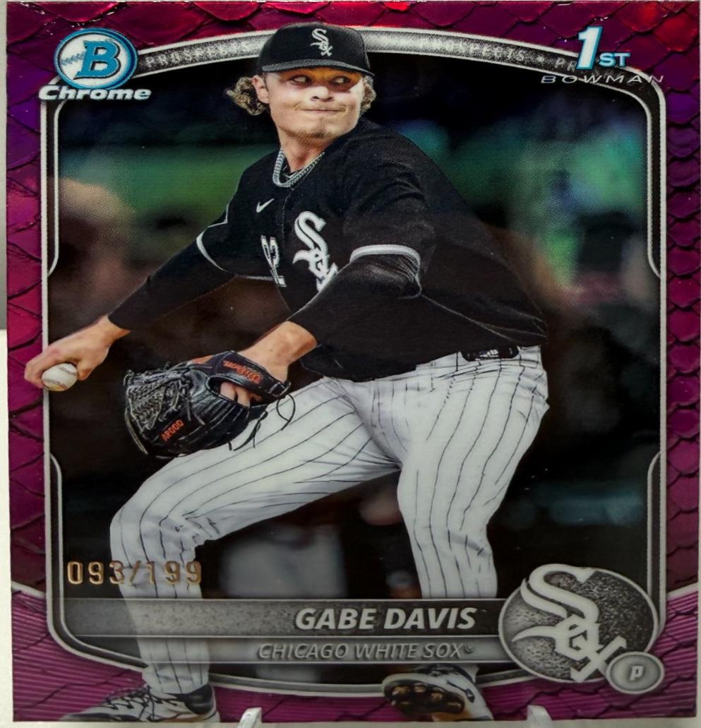 Gabe Davis [Fuchsia Reptilian Refractor] #BDC-83