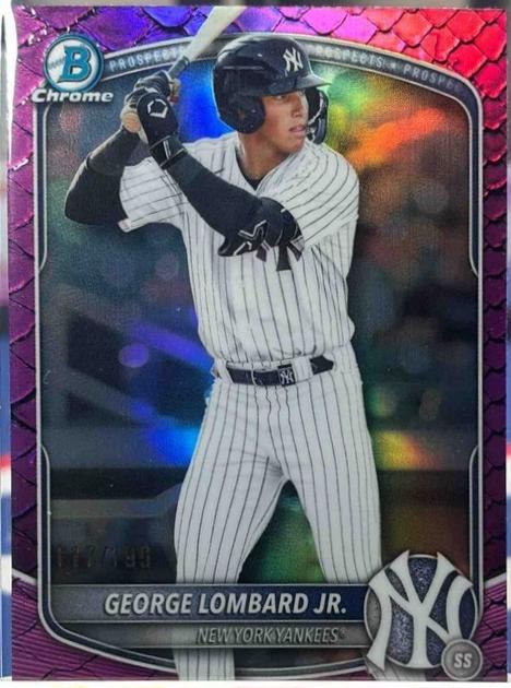 George Lombard Jr. [Fuchsia Reptilian Refractor] #BDC-43