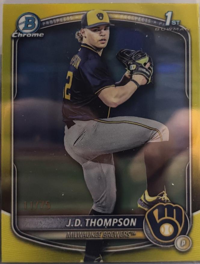 J.D. Thompson [Yellow Geometric] #BDC-14