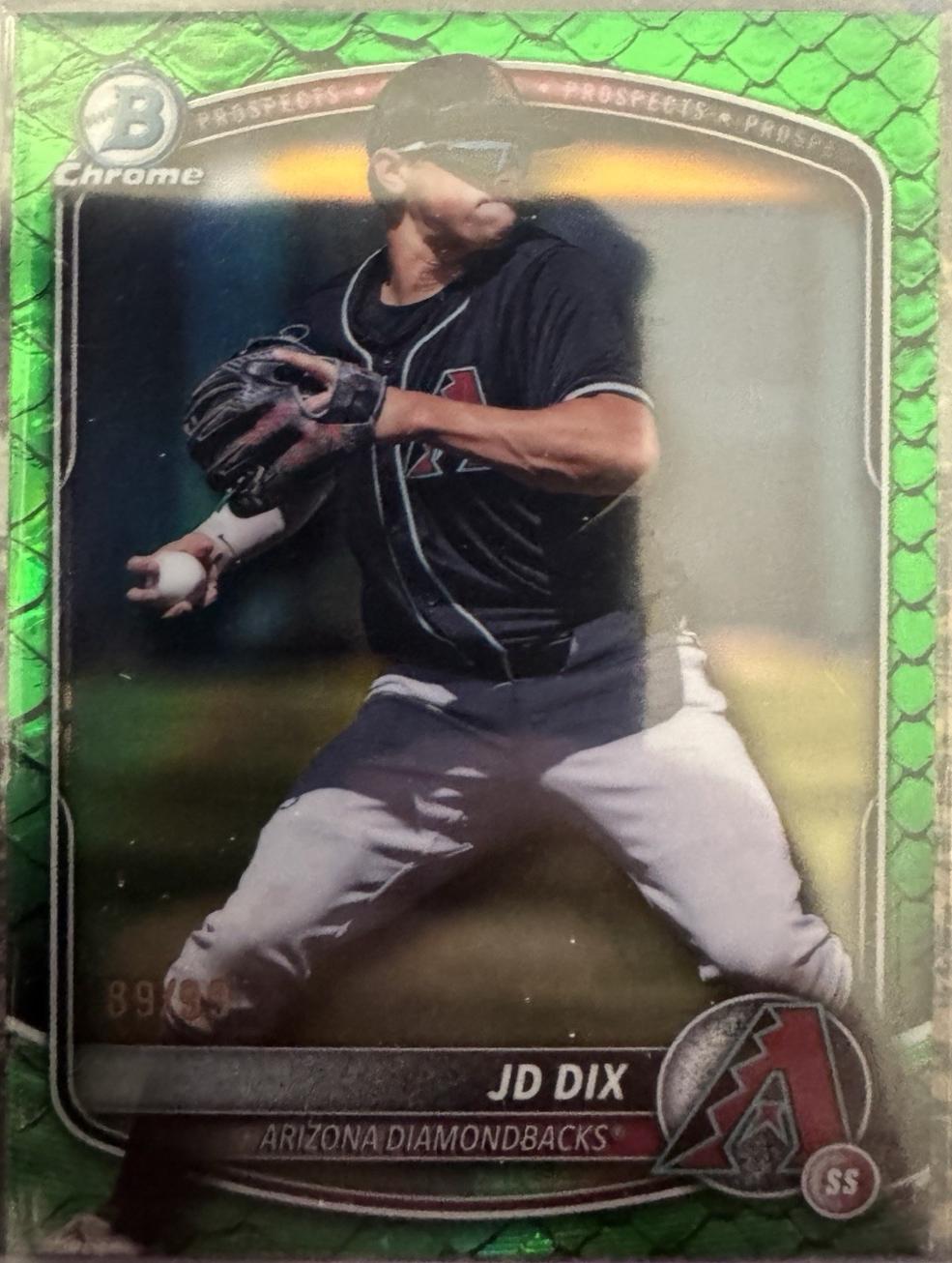 JD Dix [Green Reptilian Refractor] #BDC-161