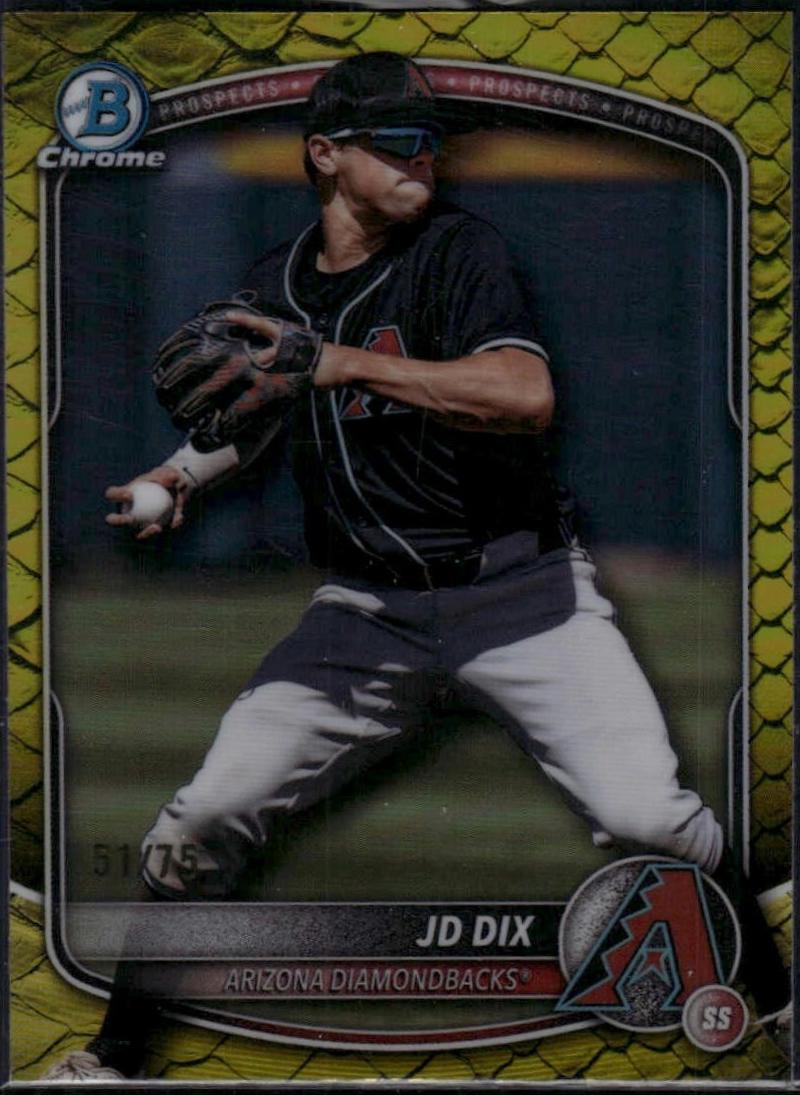 JD Dix [Yellow Reptilian Refractor] #BDC-161
