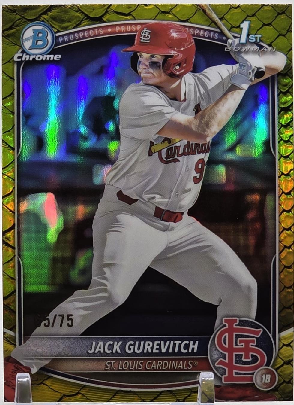 Jack Gurevitch [Yellow Reptilian Refractor] #BDC-150