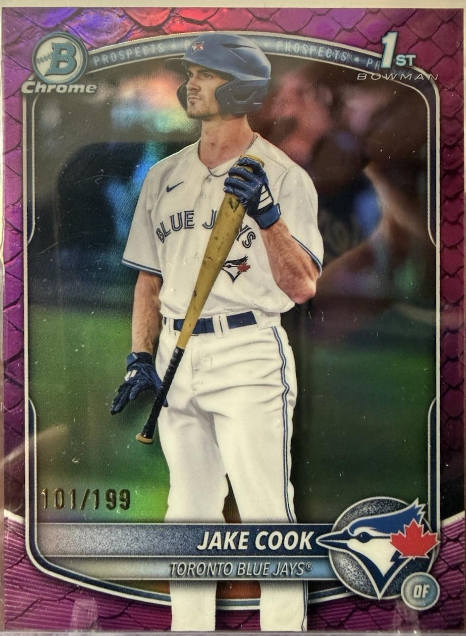 Jake Cook [Fuchsia Reptilian Refractor] #BDC-97