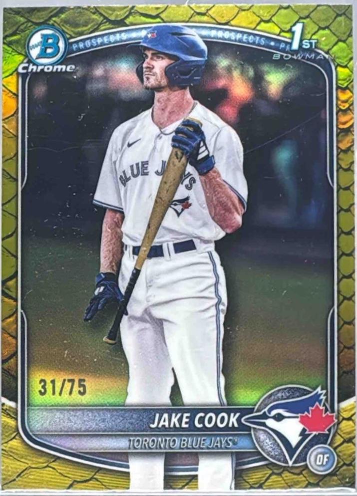 Jake Cook [Yellow Reptilian Refractor] #BDC-97