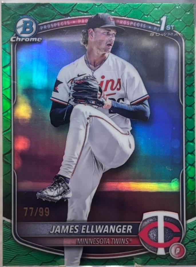 James Ellwanger [Green Reptilian Refractor] #BDC-164
