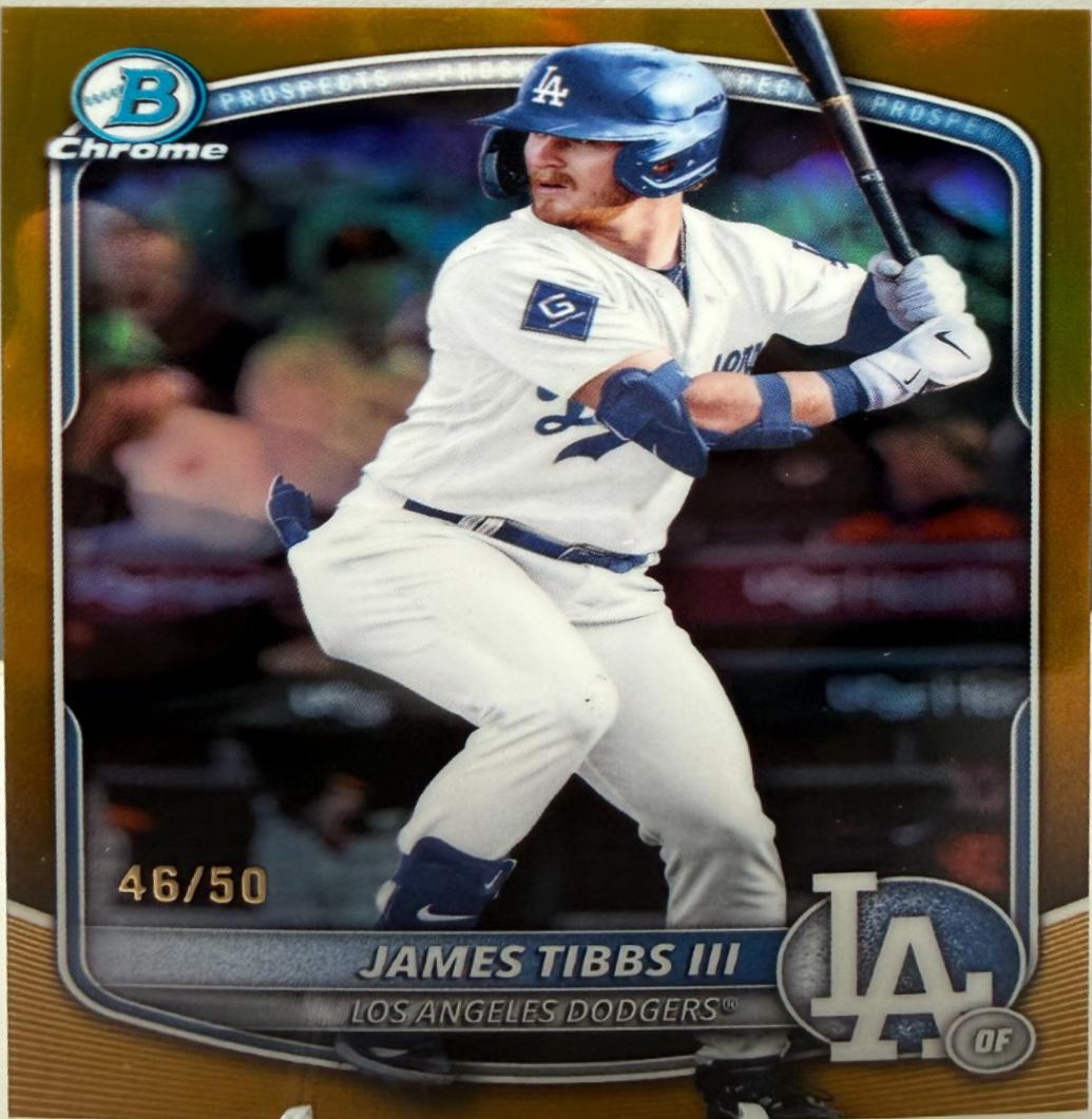 James Tibbs III [Gold Refractor] #BDC-74