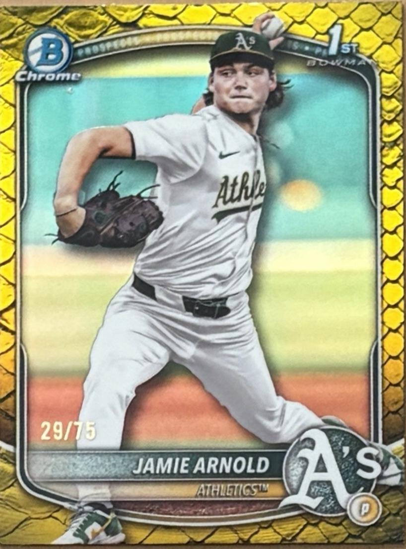 Jamie Arnold [Yellow Reptilian Refractor] #BDC-30