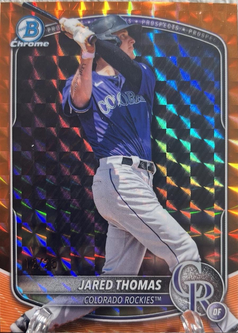 Jared Thomas [Orange Geometric] #BDC-147