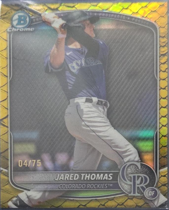 Jared Thomas [Yellow Geometric] #BDC-147