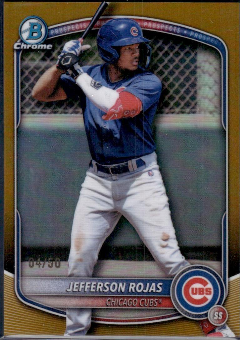 Jefferson Rojas [Gold Refractor] #BDC-75