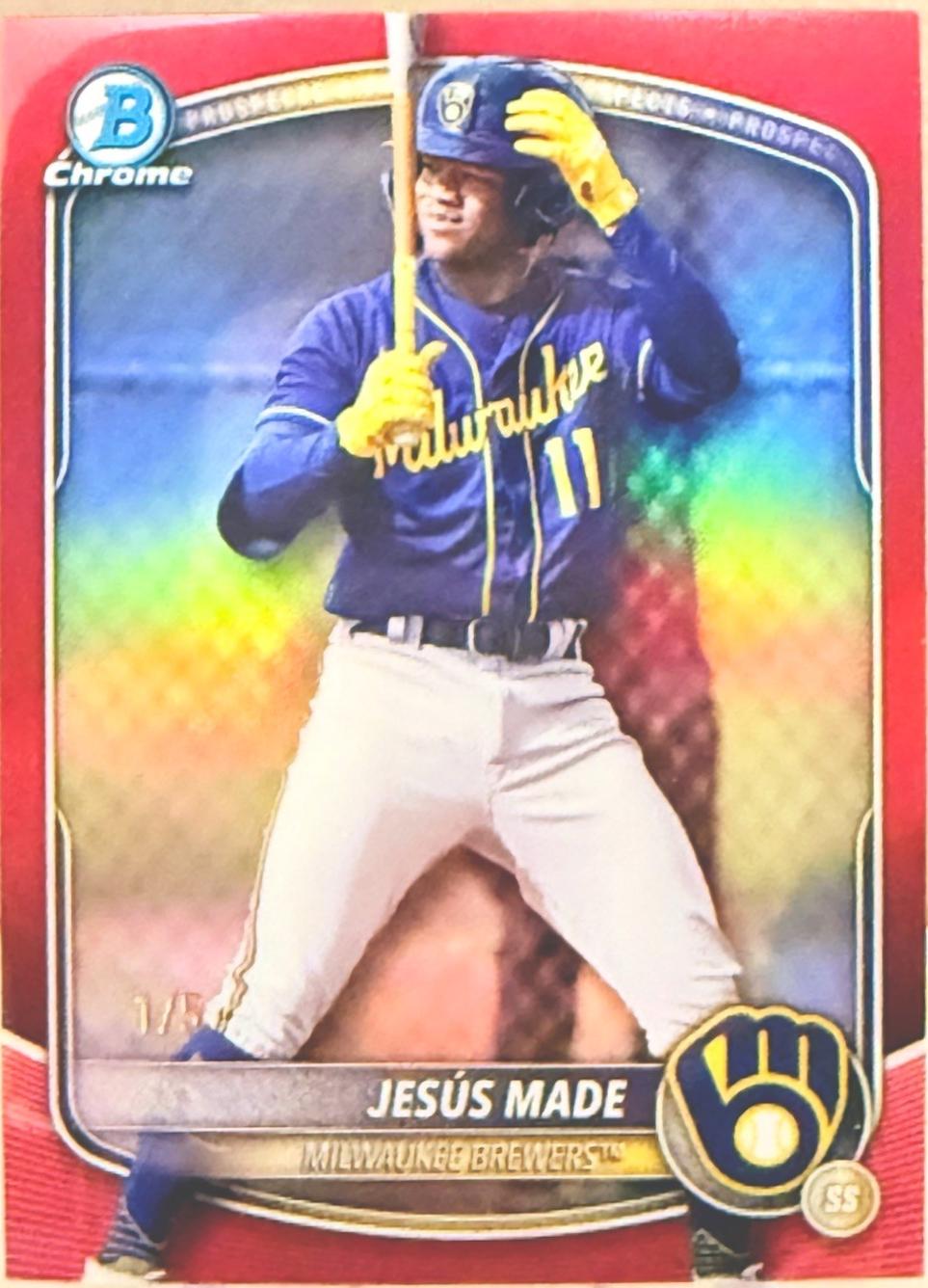 Jesus Made [Red Refractor] #BDC-196