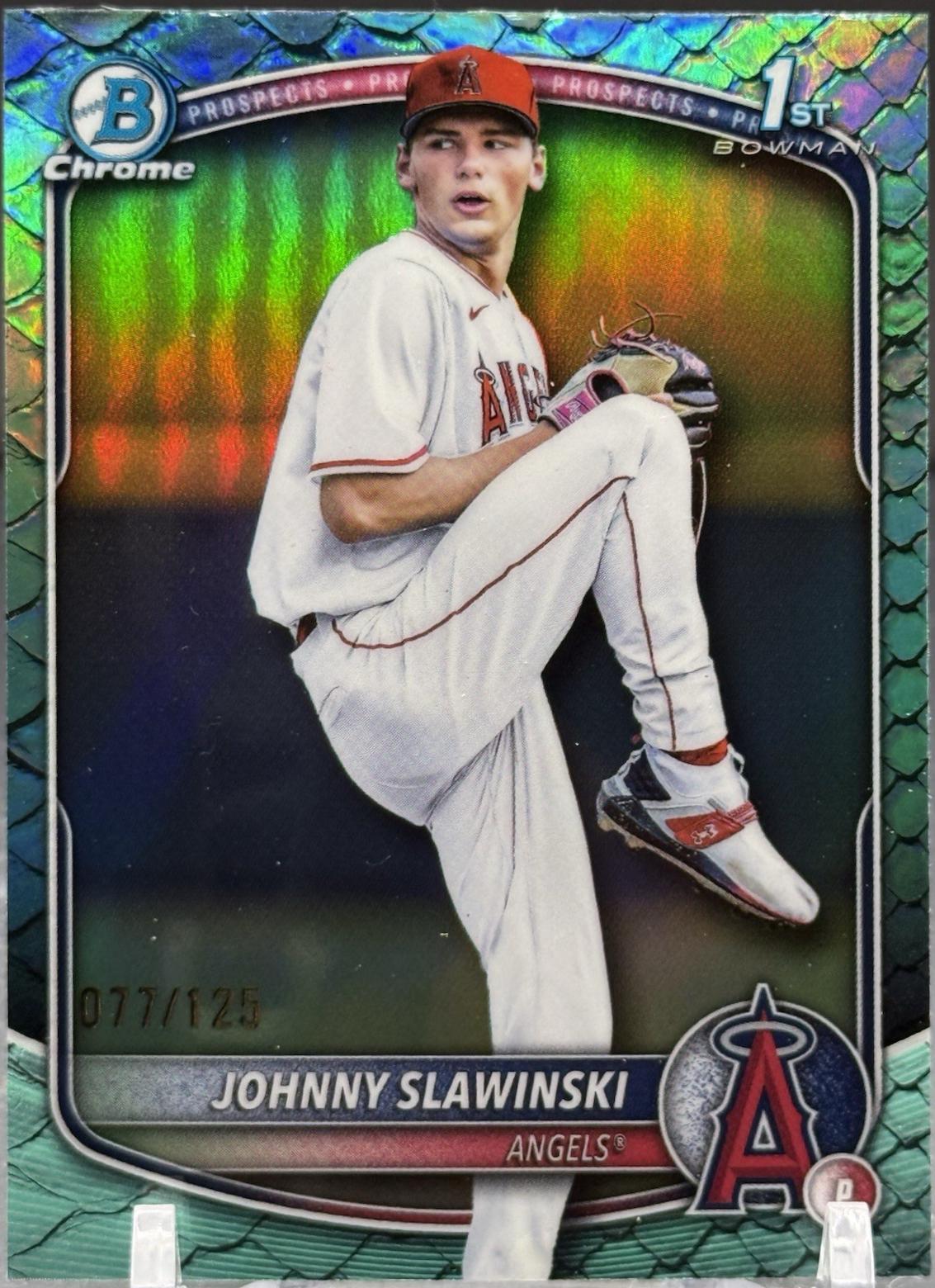 Johnny Slawinski [Aqua Reptilian Refractor] #BDC-153