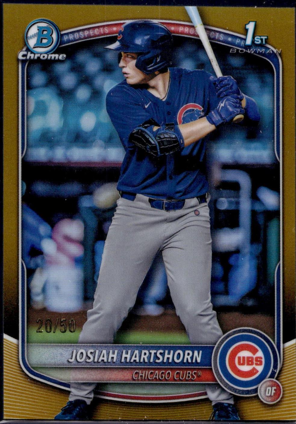 Josiah Hartshorn [Gold Refractor] #BDC-21