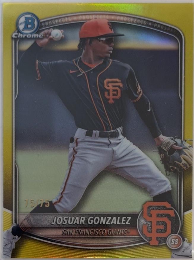 Josuar Gonzalez [Yellow Refractor] #BDC-182