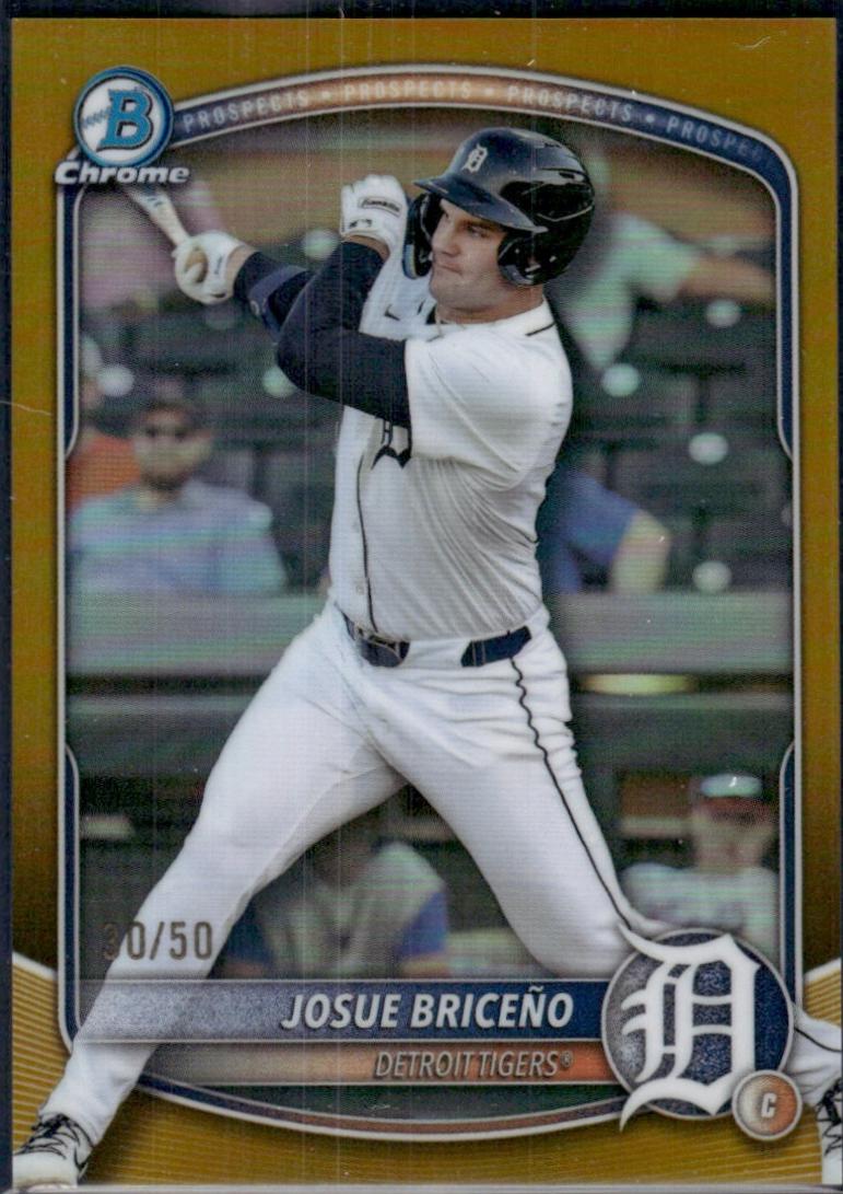 Josue Briceno [Gold Refractor] #BDC-60