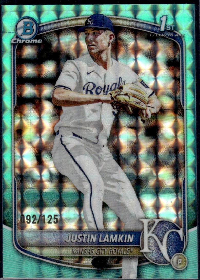 Justin Lamkin [Aqua Reptilian Refractor] #BDC-62
