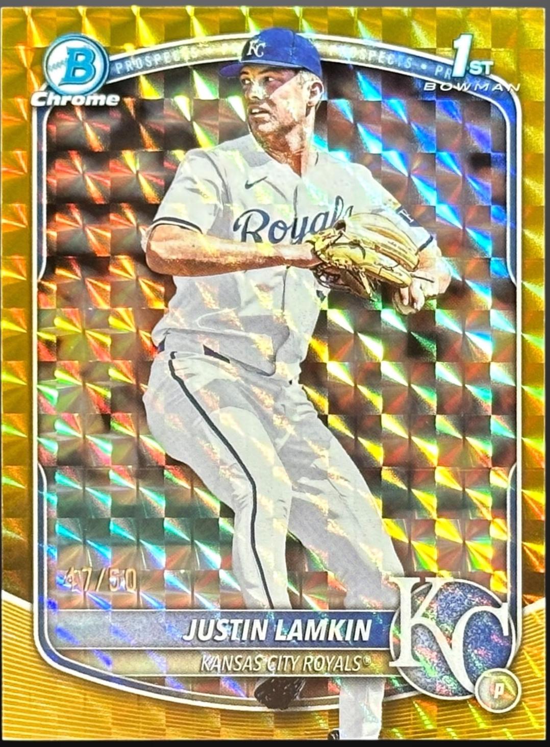 Justin Lamkin [Gold Geometric] #BDC-62