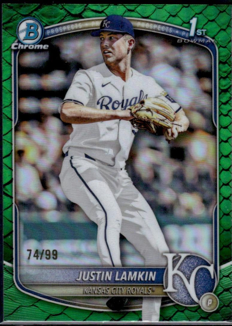Justin Lamkin [Green Reptilian Refractor] #BDC-62