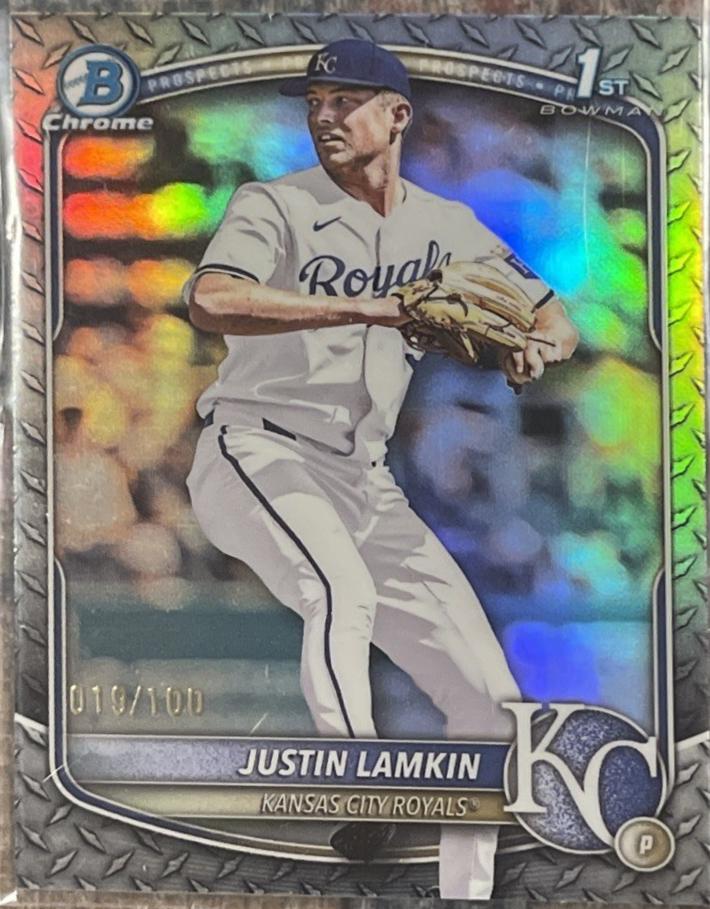 Justin Lamkin [Steel Metal Refractor] #BDC-62