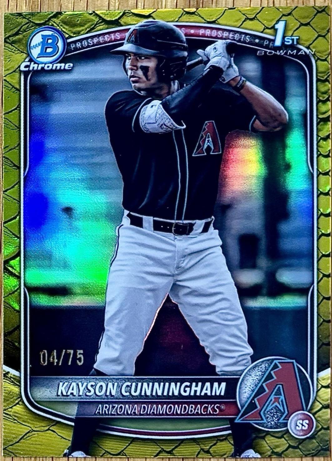 Kayson Cunningham [Yellow Reptilian Refractor] #BDC-84