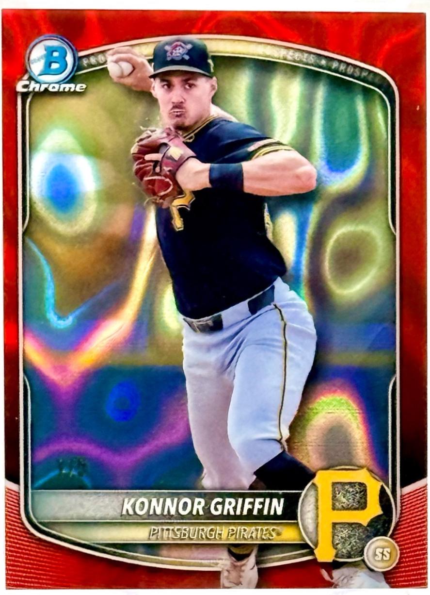 Konnor Griffin [Red Lava Refractor] #BDC-102