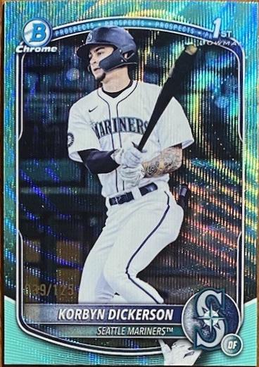 Korbyn Dickerson [Aqua Wave Refractor] #BDC-69