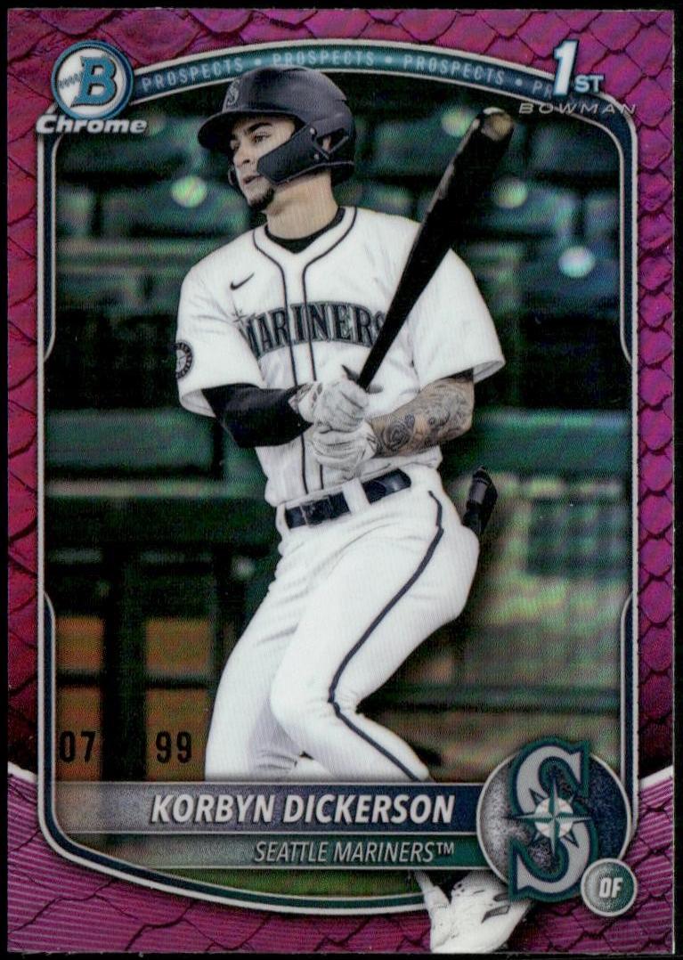 Korbyn Dickerson [Fuchsia Reptilian Refractor] #BDC-69