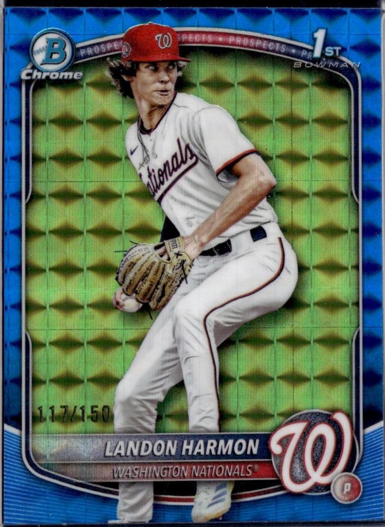 Landon Harmon [Blue Geometric] #BDC-44