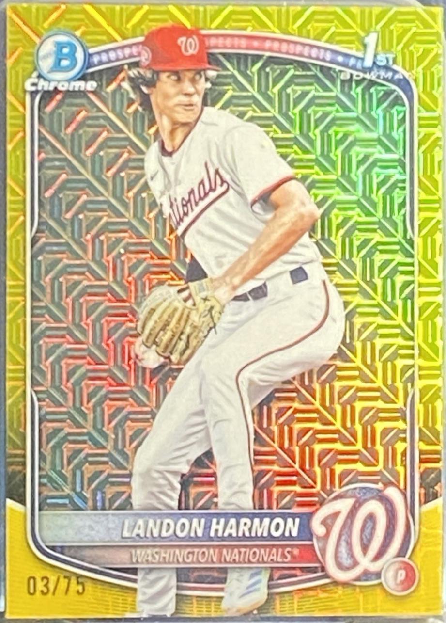 Landon Harmon [Yellow Geometric] #BDC-44