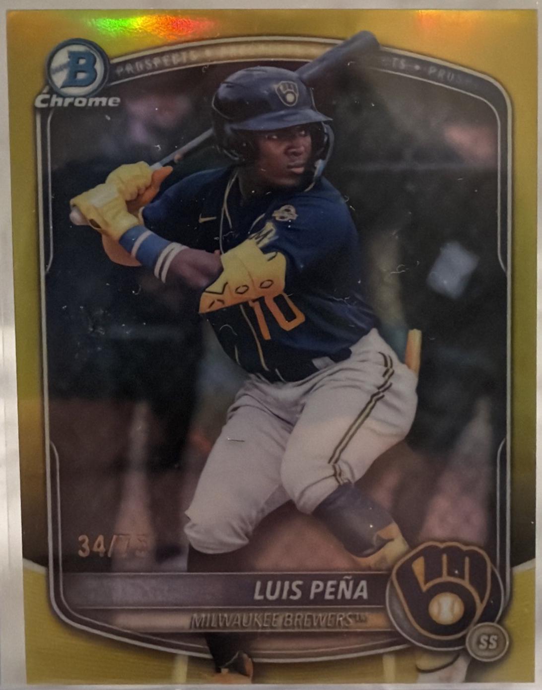 Luis Pena [Yellow Refractor] #BDC-105