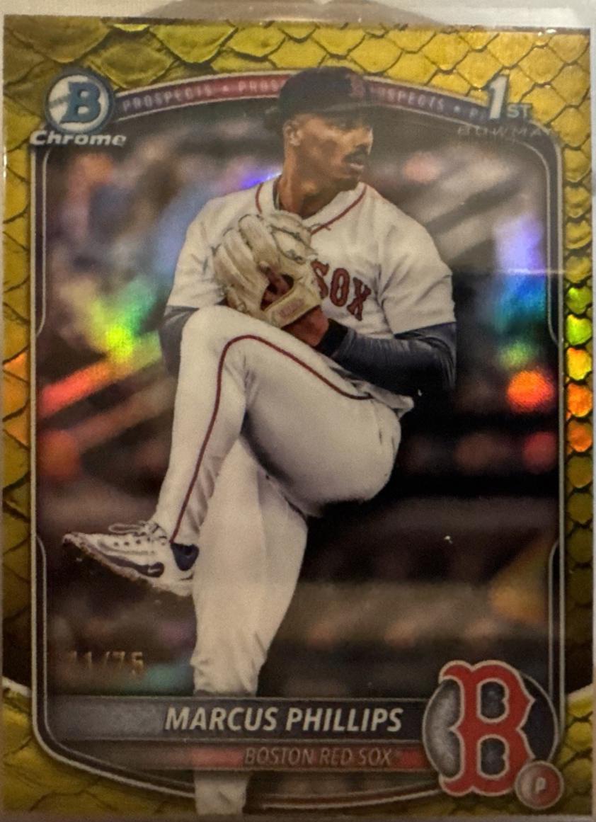 Marcus Phillips [Yellow Reptilian Refractor] #BDC-54