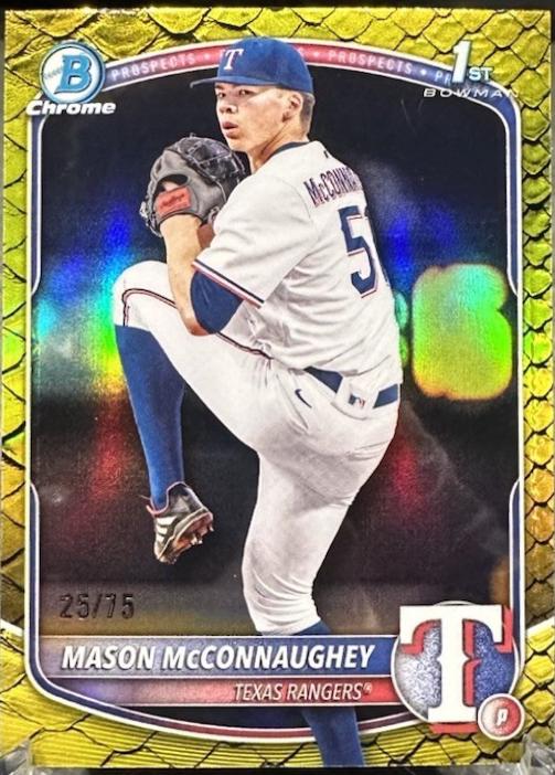 Mason McConnaughey [Yellow Reptilian Refractor] #BDC-117