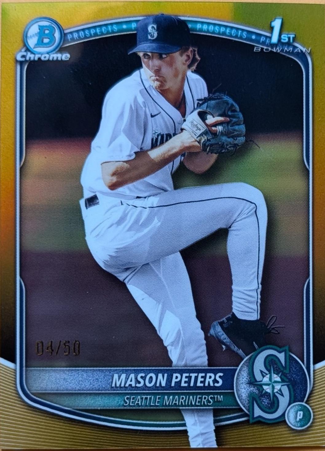 Mason Peters [Gold Refractor] #BDC-27