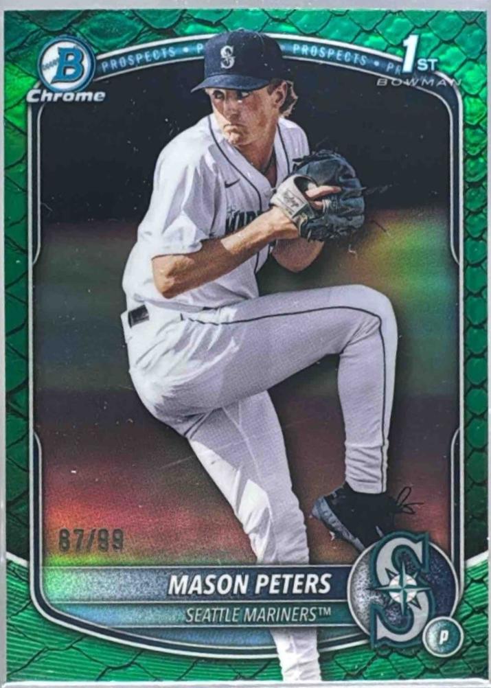 Mason Peters [Green Reptilian Refractor] #BDC-27