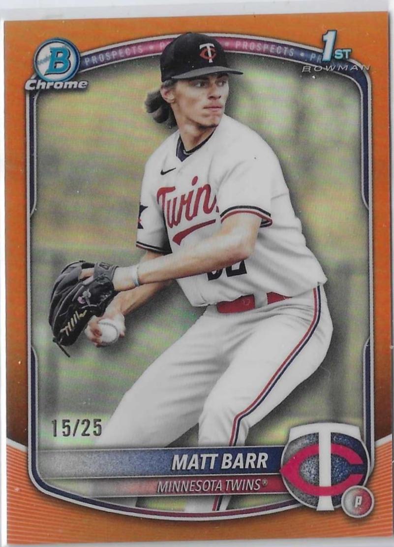 Matt Barr [Orange Refractor] #BDC-154